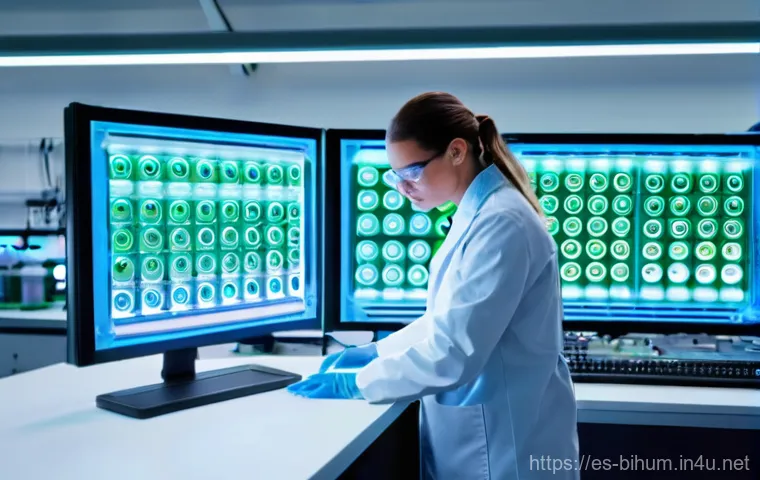 생물학자 직업 교육의 중요성 - **Prompt 1: The Future of Biotechnology and Collaborative Innovation**
    "A diverse team of scient...